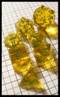 Dice : Dice - DM Collection - Armory Yellow Transparent 2nd Generation A Set